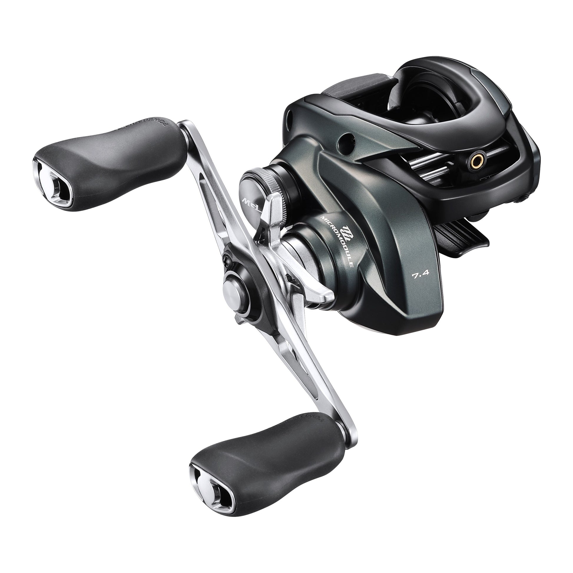Shimano Curado MGL 150 low-profile baitcast reel, side view