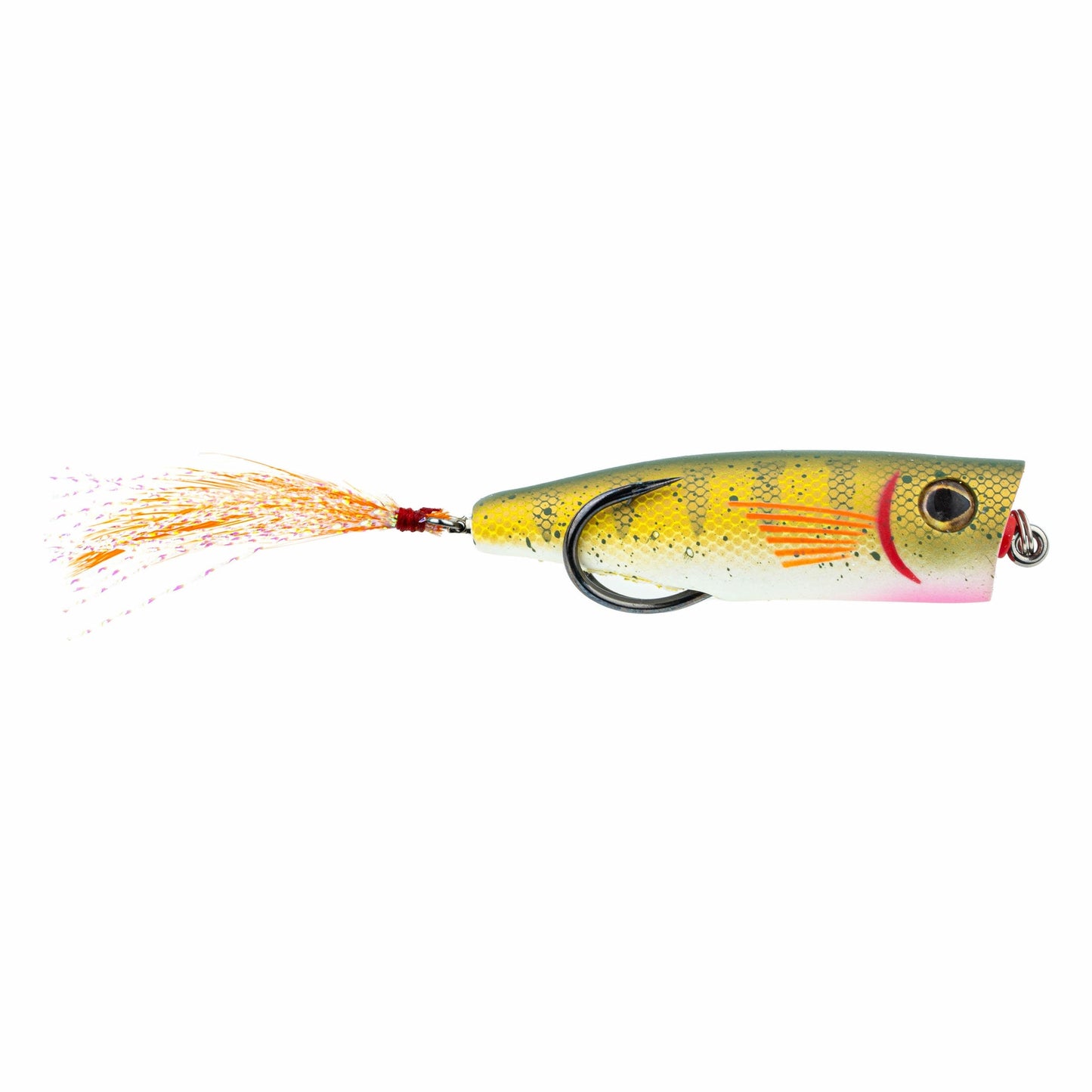 Snag Proof Zoo Pop hollow body popping frog in Yellow Perch
