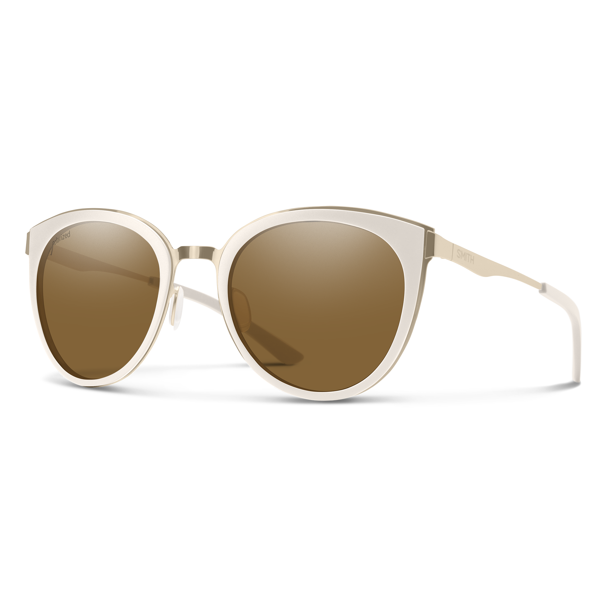 Smith Somerset sunglasses — White Gold | Polarized Brown
