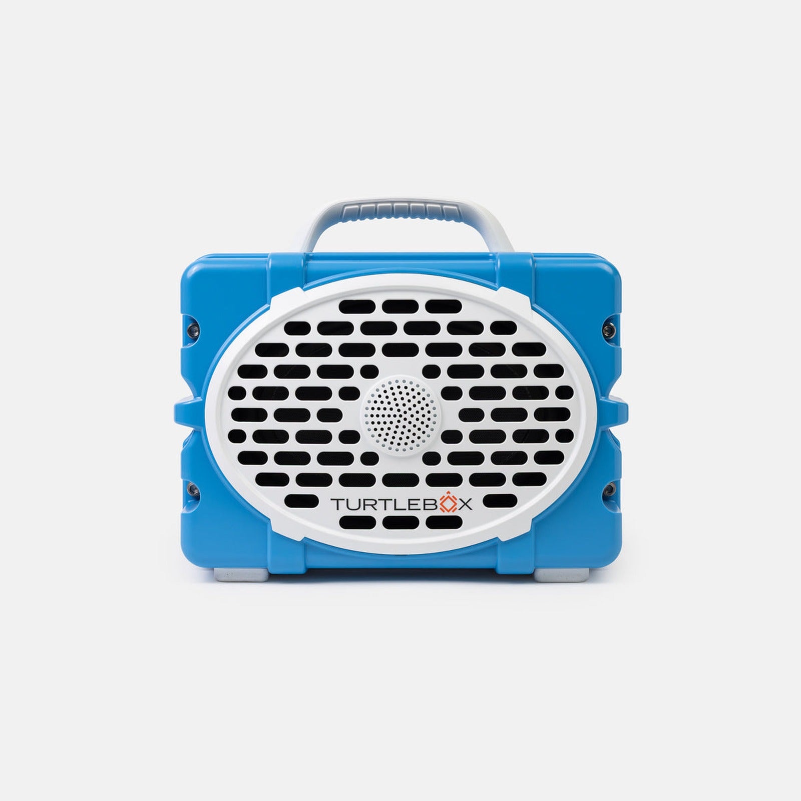 Turtlebox Original Gen 3 Gameday Series speaker in Light Blue & White