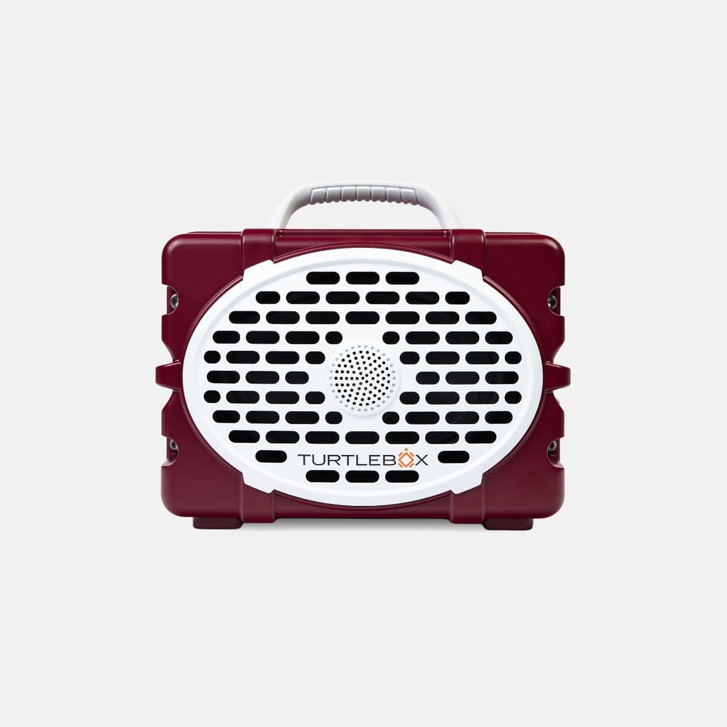 Turtlebox Original Gen 3 Gameday Series speaker in Maroon & White