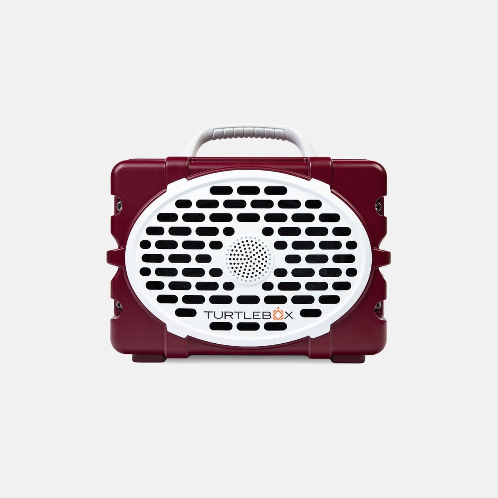 Turtlebox Original Gen 3 Gameday Series speaker in Maroon & White