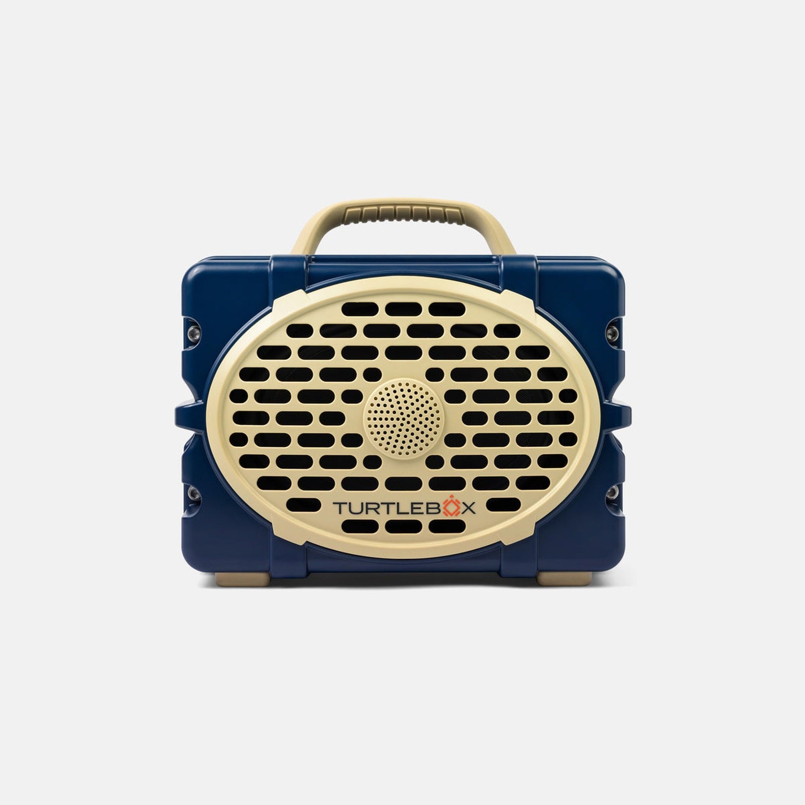 Turtlebox Original Gen 3 Gameday Series speaker in Navy & Gold