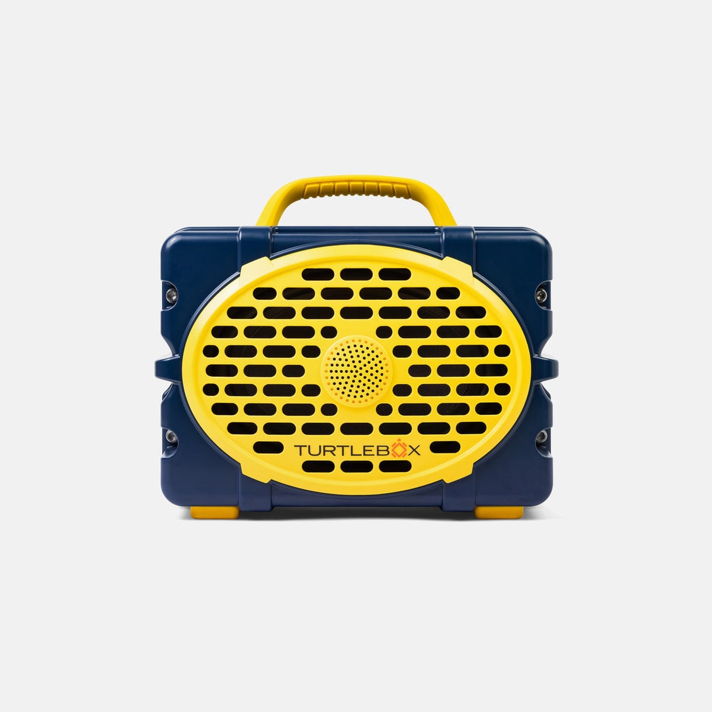 Turtlebox Original Gen 3 Gameday Series speaker in Navy & Maize