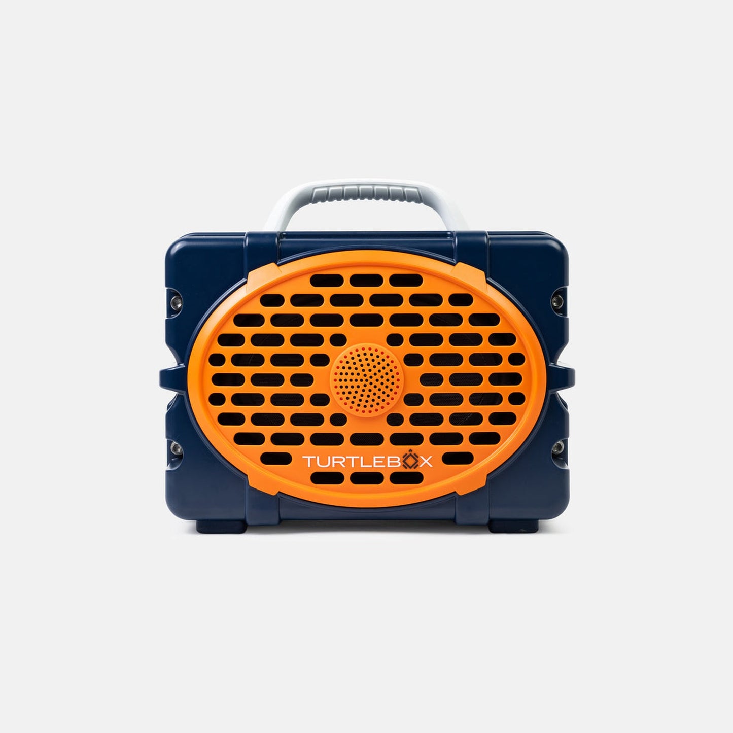 Turtlebox Original Gen 3 Gameday Series speaker in Navy & Orange