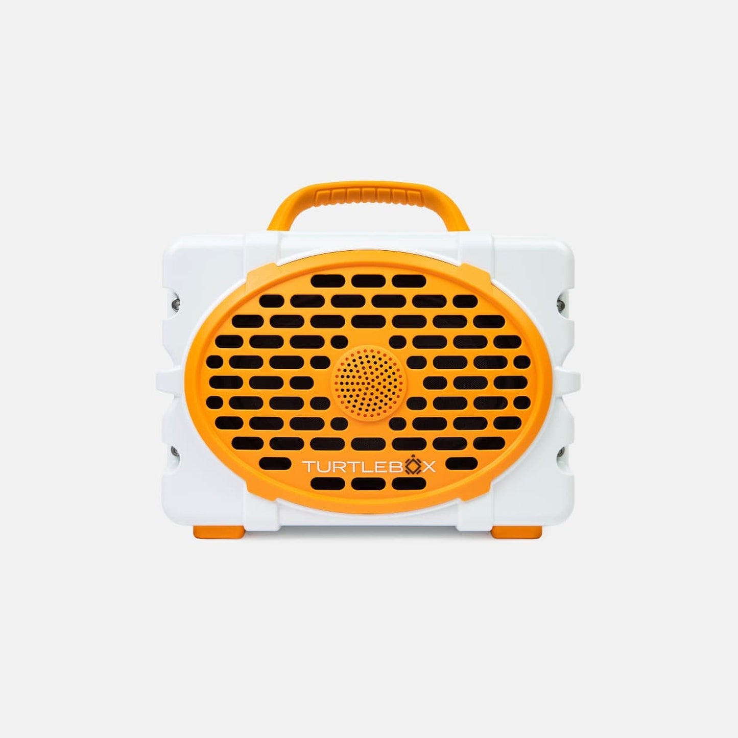 Turtlebox Original Gen 3 Gameday Series speaker in White & Orange
