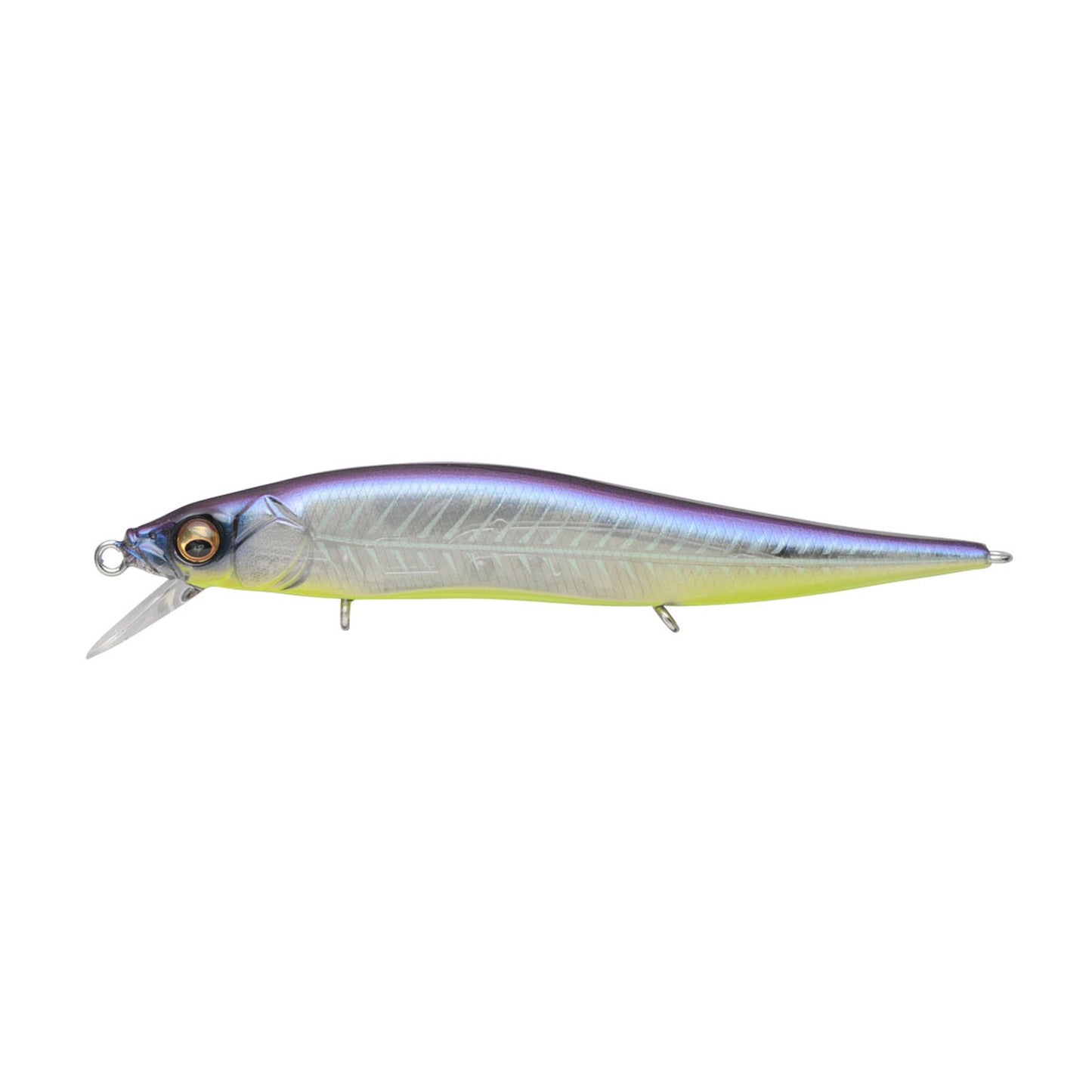 Megabass Vision ONETEN Jr. jerkbait in Elegy Bone colorway