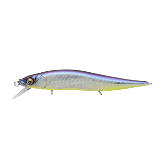Megabass Vision ONETEN Jr. jerkbait in Elegy Bone colorway