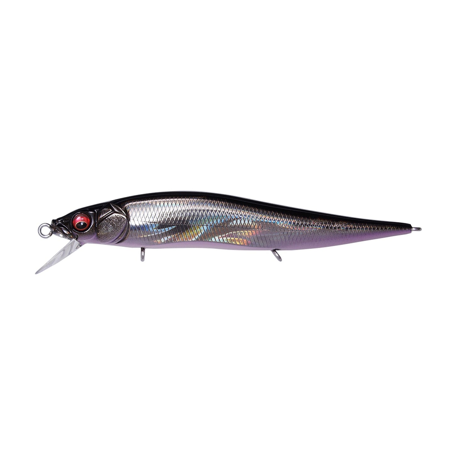 Megabass Vision ONETEN Jr. jerkbait in GG Deadly Black Shad colorway