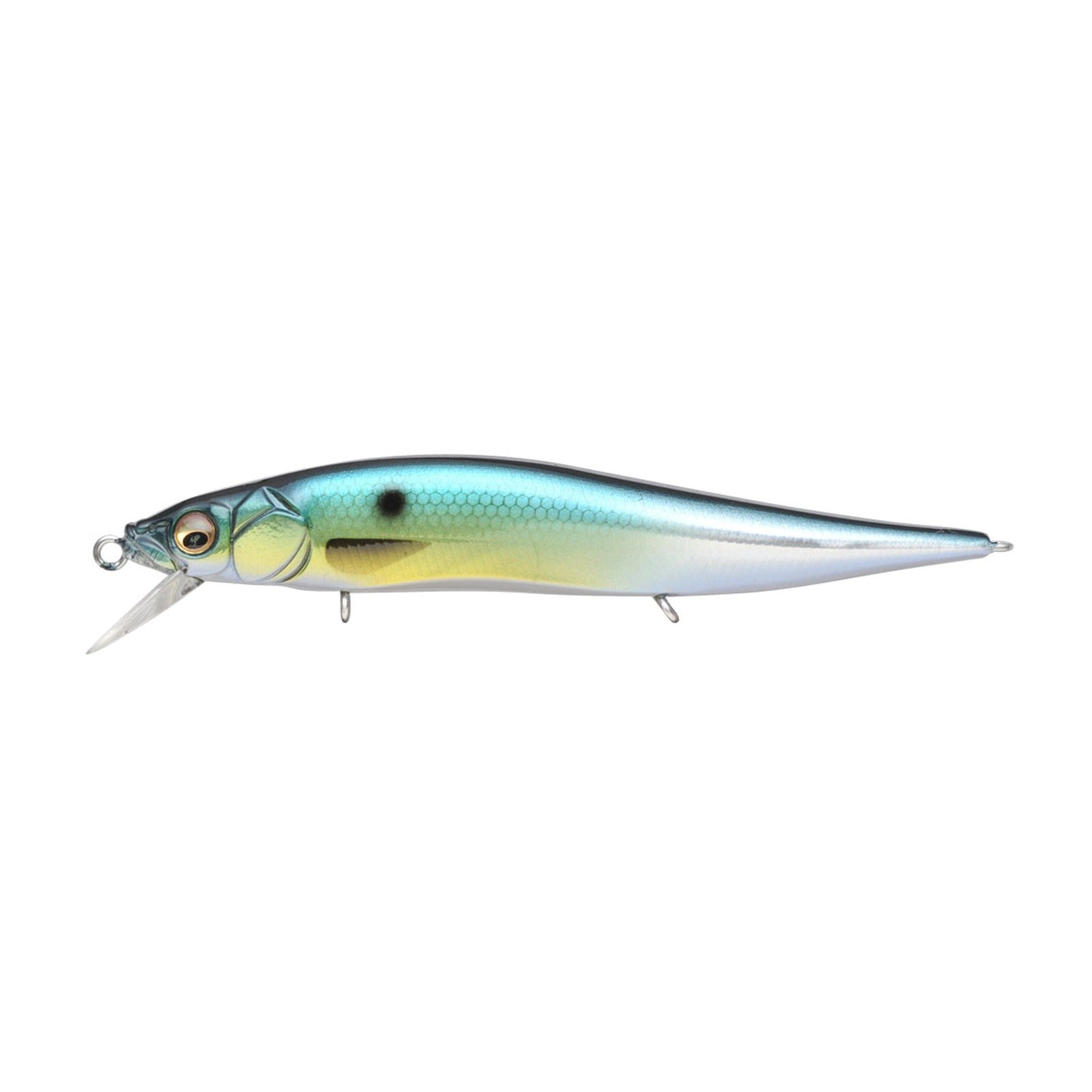 Megabass Vision ONETEN Jr. jerkbait in GG Threadfin Shad colorway