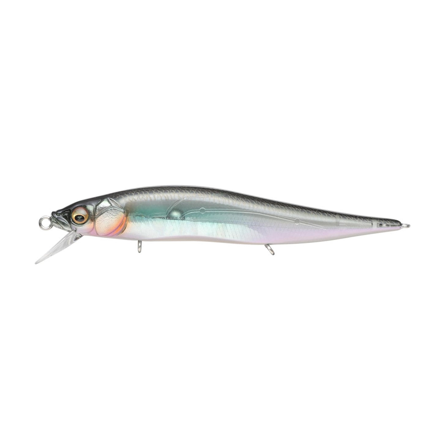 Megabass Vision ONETEN Jr. jerkbait in ITO Clear Laker colorway