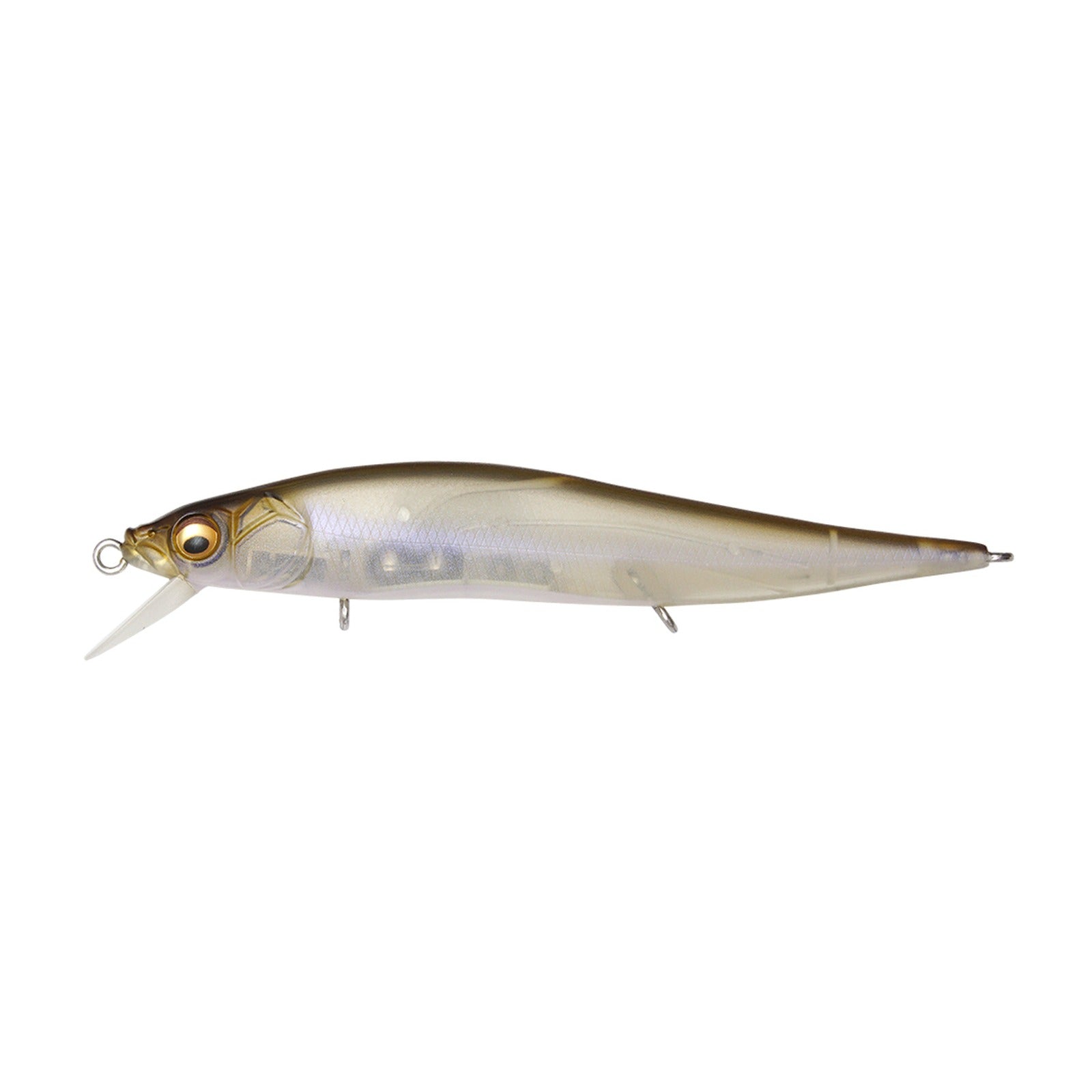 Megabass Vision ONETEN Jr. jerkbait in Mat Shad colorway