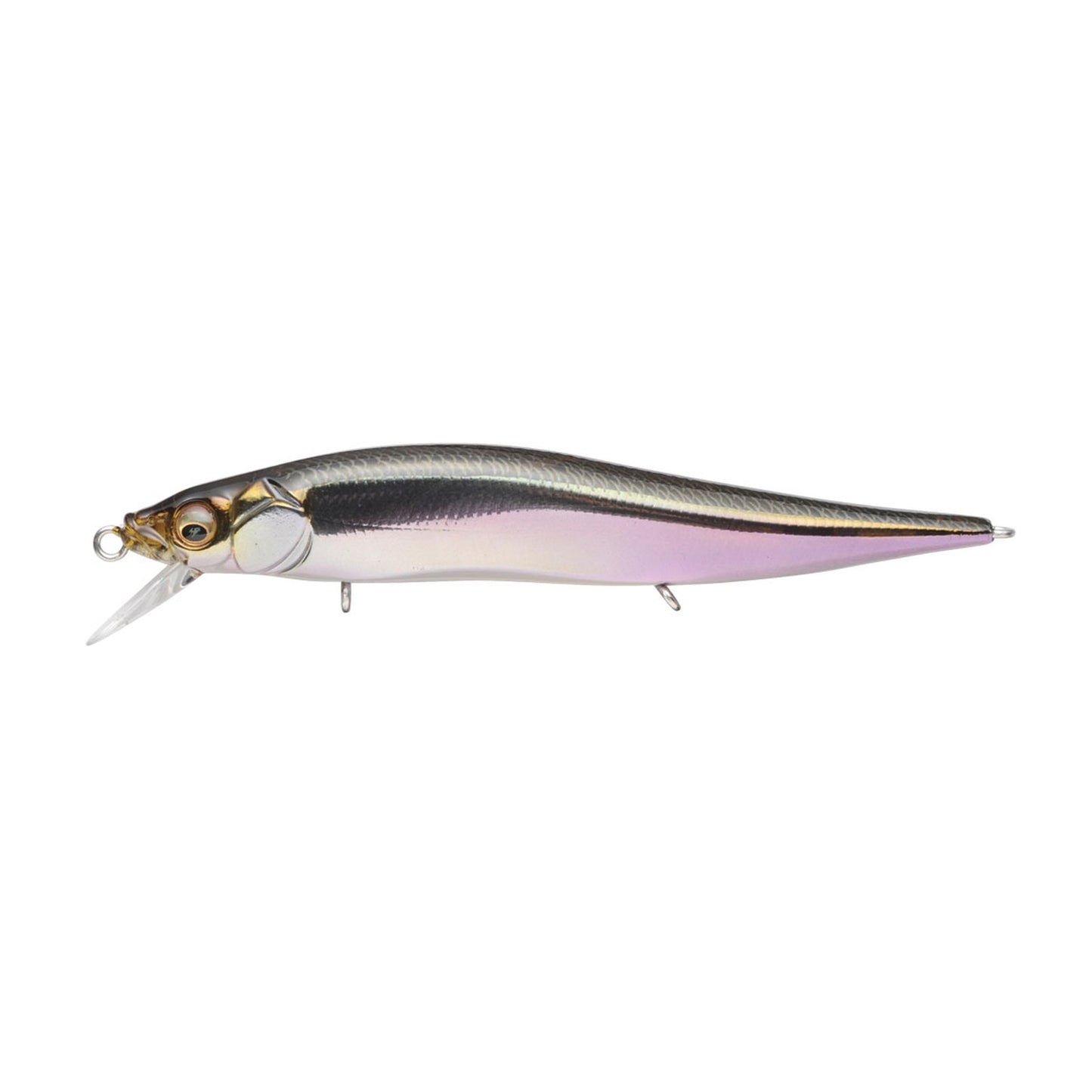 Megabass Vision ONETEN Jr. jerkbait in MG Wakasagi II colorway
