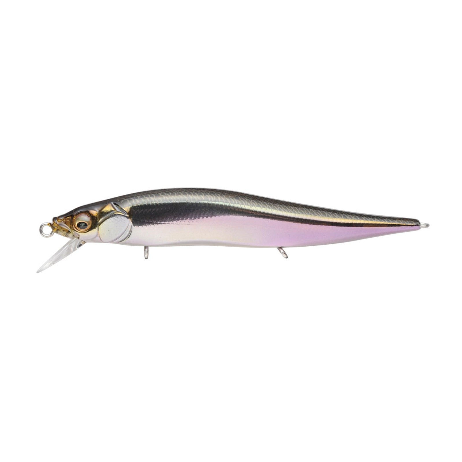 Megabass Vision ONETEN Jr. jerkbait in MG Wakasagi II colorway