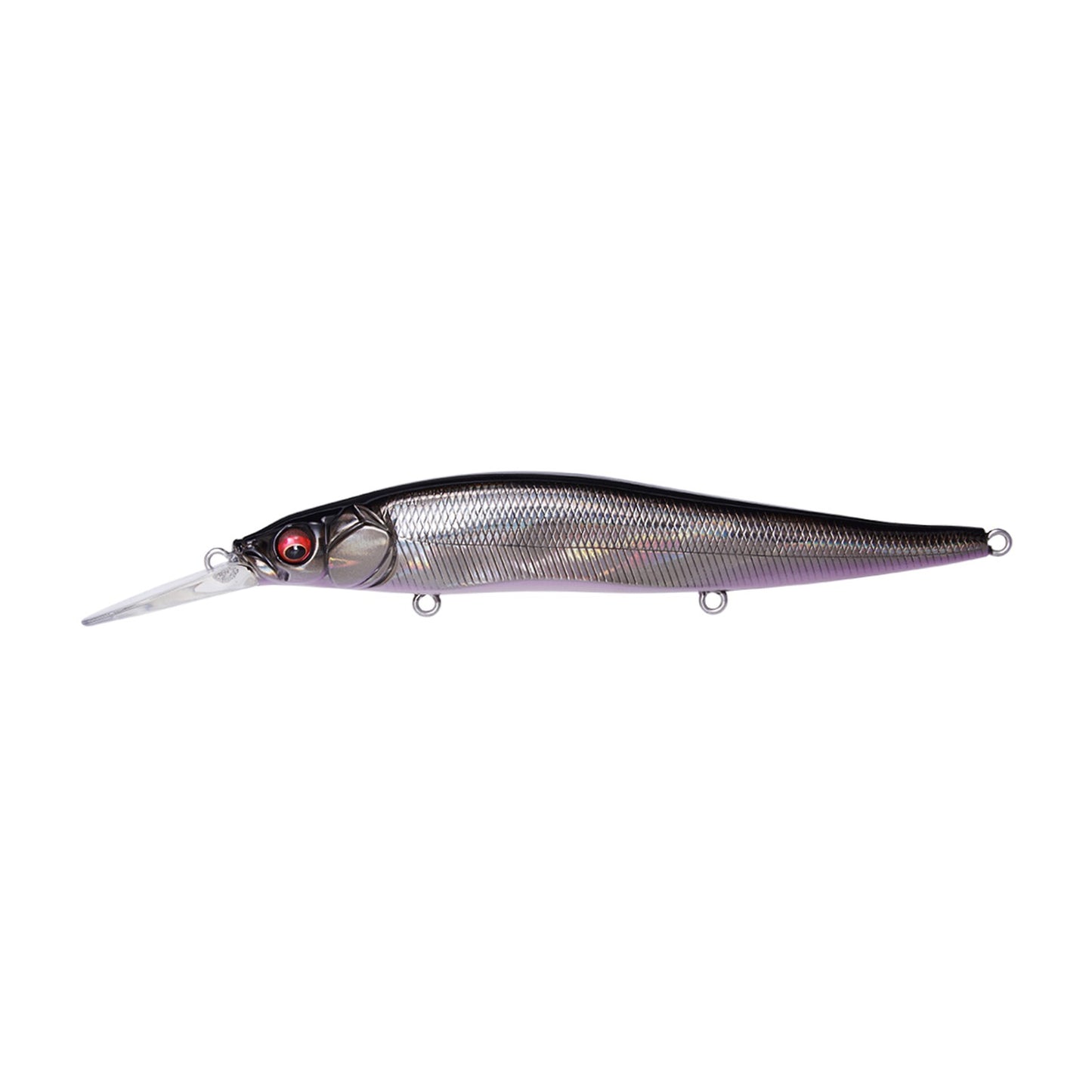 Megabass Vision ONETEN+1 jerkbait in GG Deadly Black Shad colorway