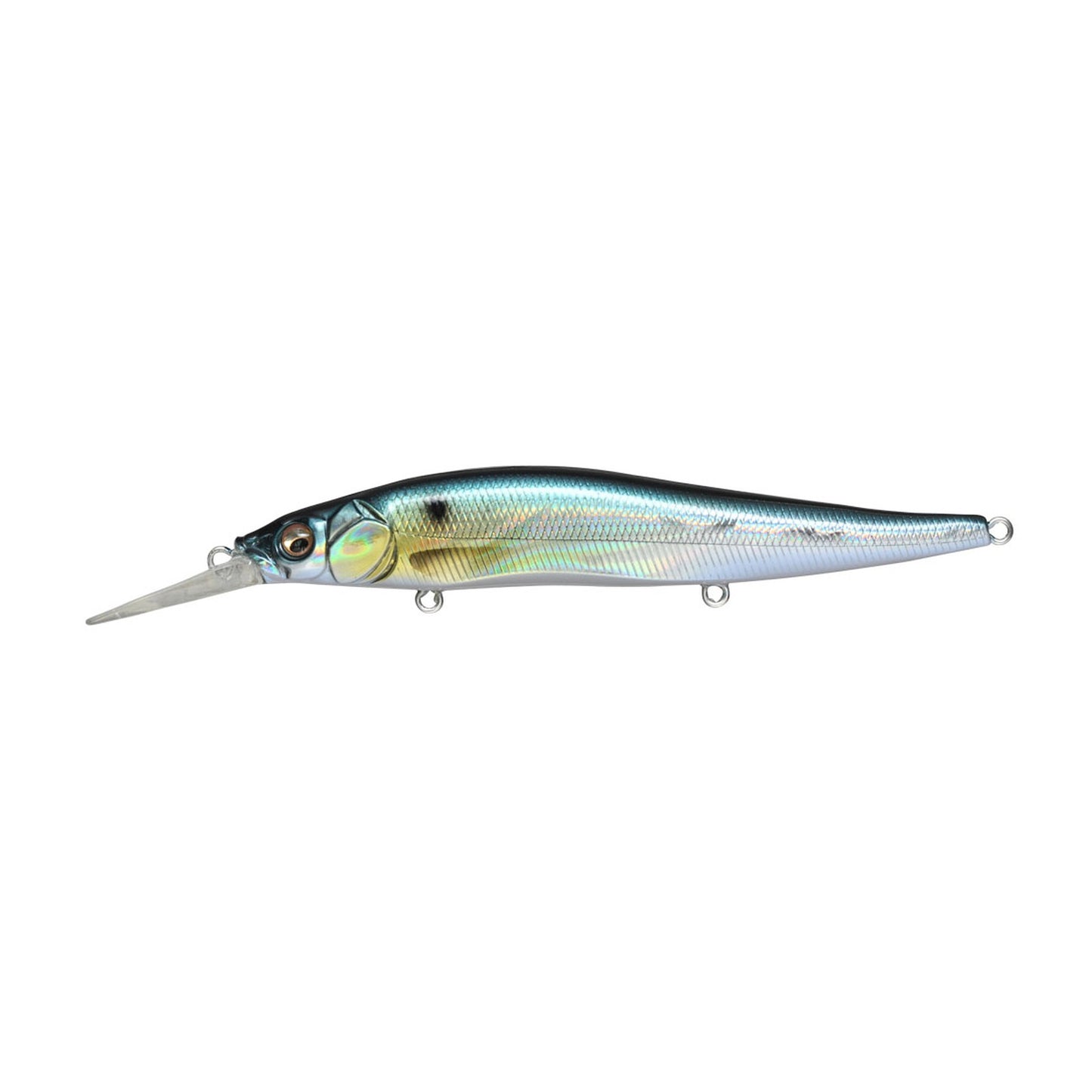 Megabass Vision ONETEN+1 jerkbait in GG Threadfin Shad colorway