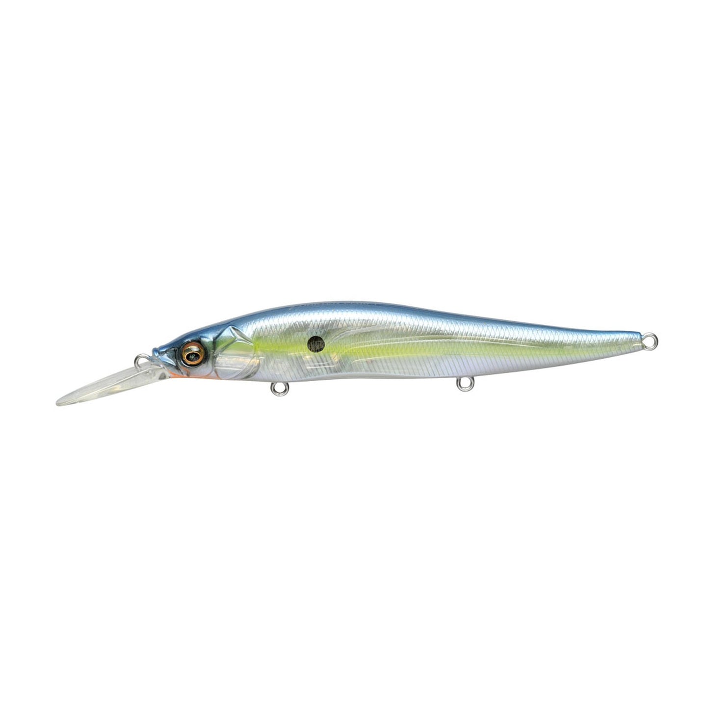 Megabass Vision ONETEN+1 jerkbait in GP Sexy Shad colorway