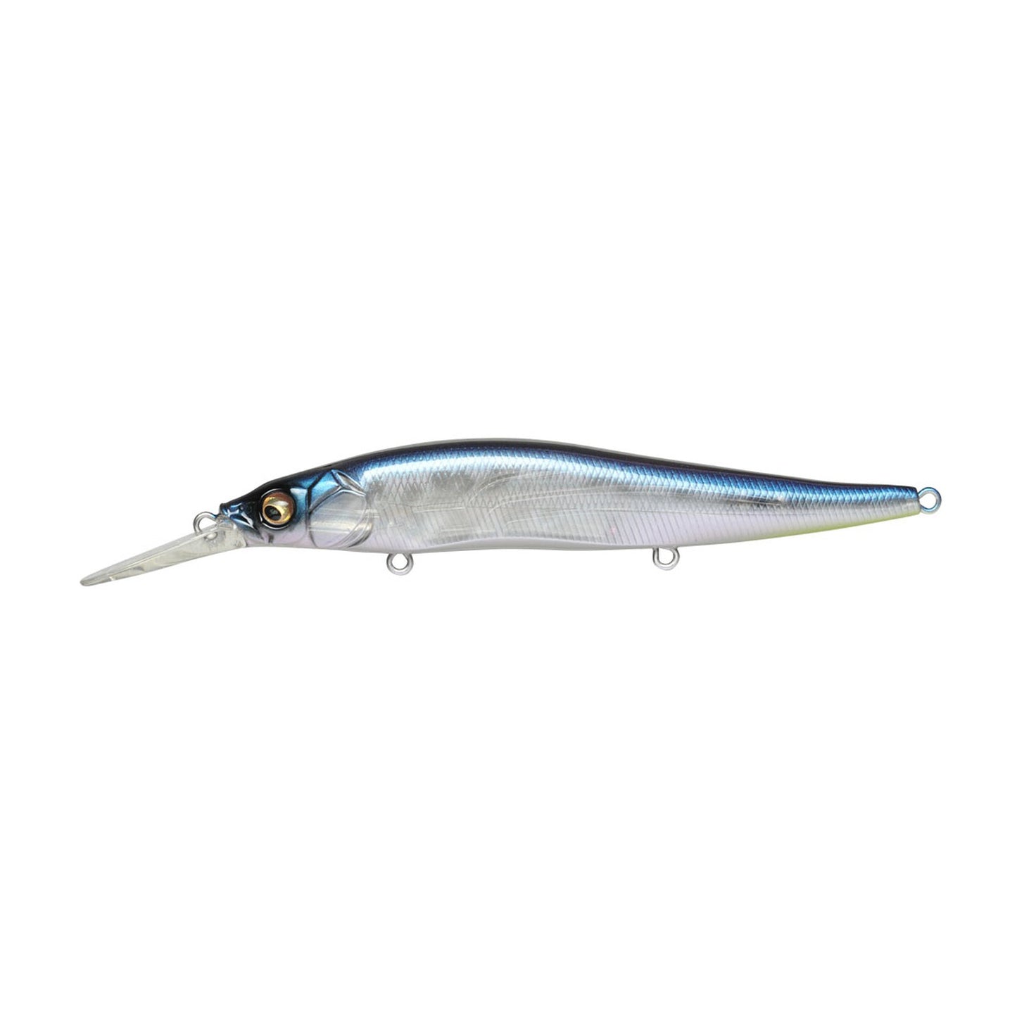 Megabass Vision ONETEN+1 jerkbait in GP Skeleton Tennessee colorway