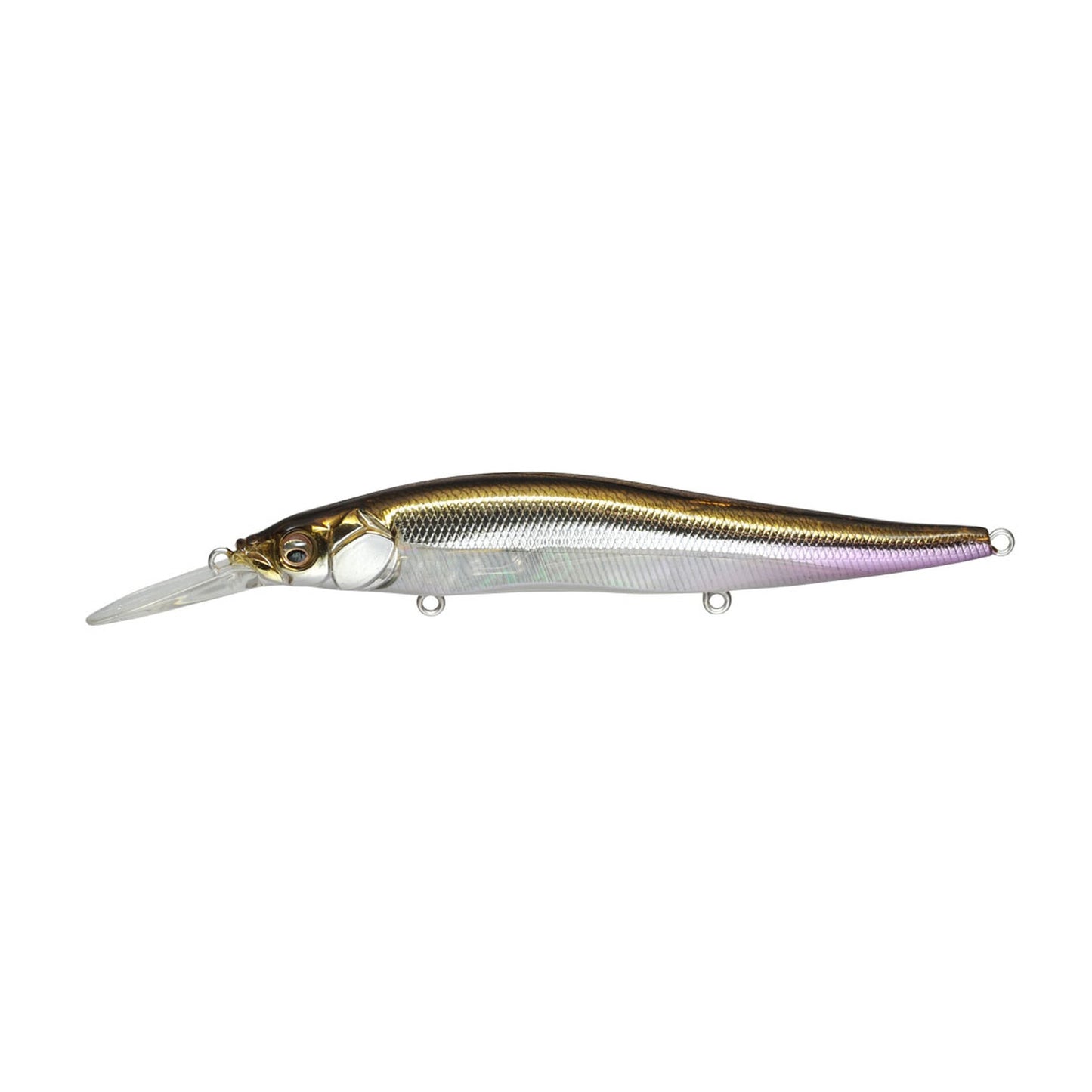 Megabass Vision ONETEN+1 jerkbait in HT ITO Wakasagi colorway