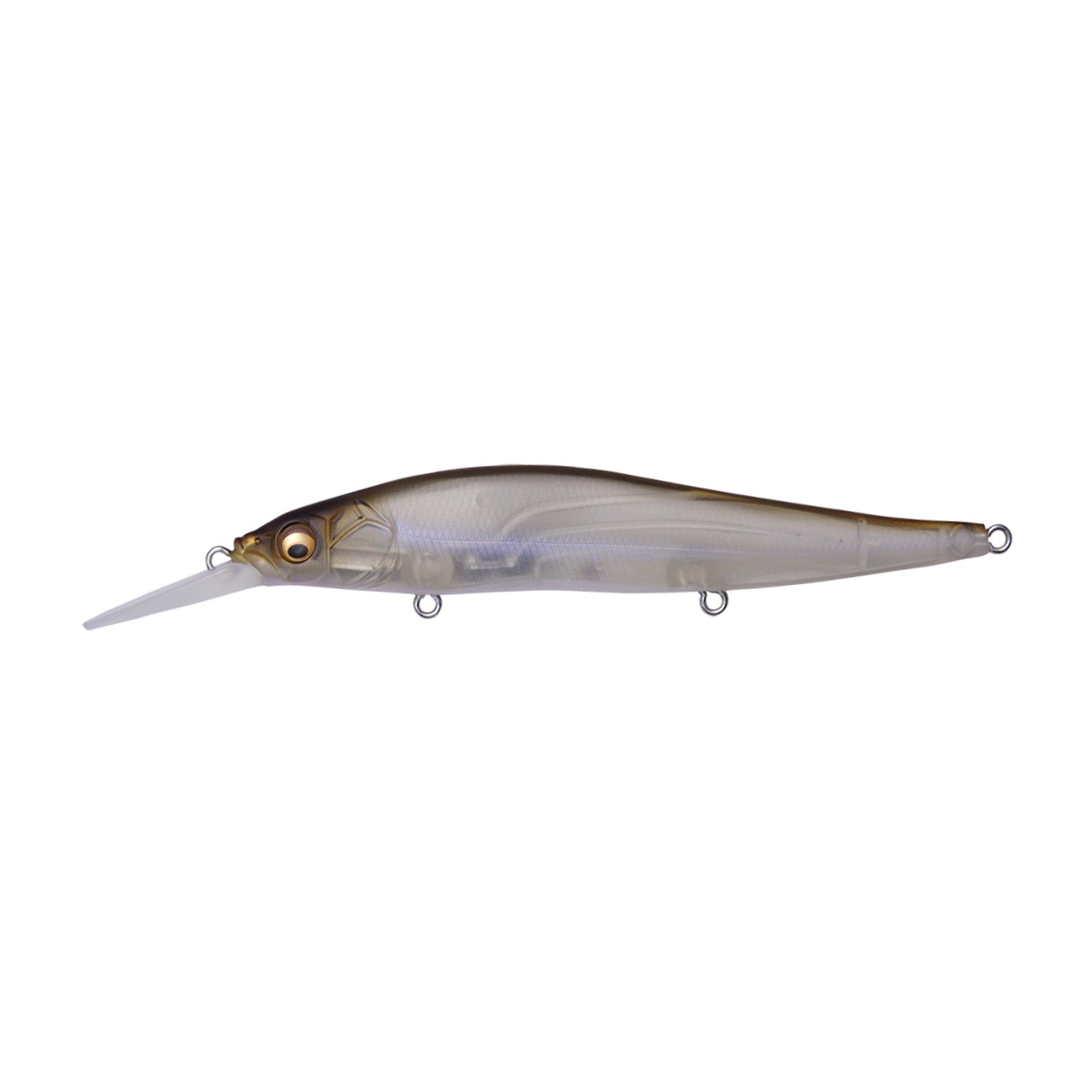 Megabass Vision ONETEN+1 jerkbait in Mat Shad colorway