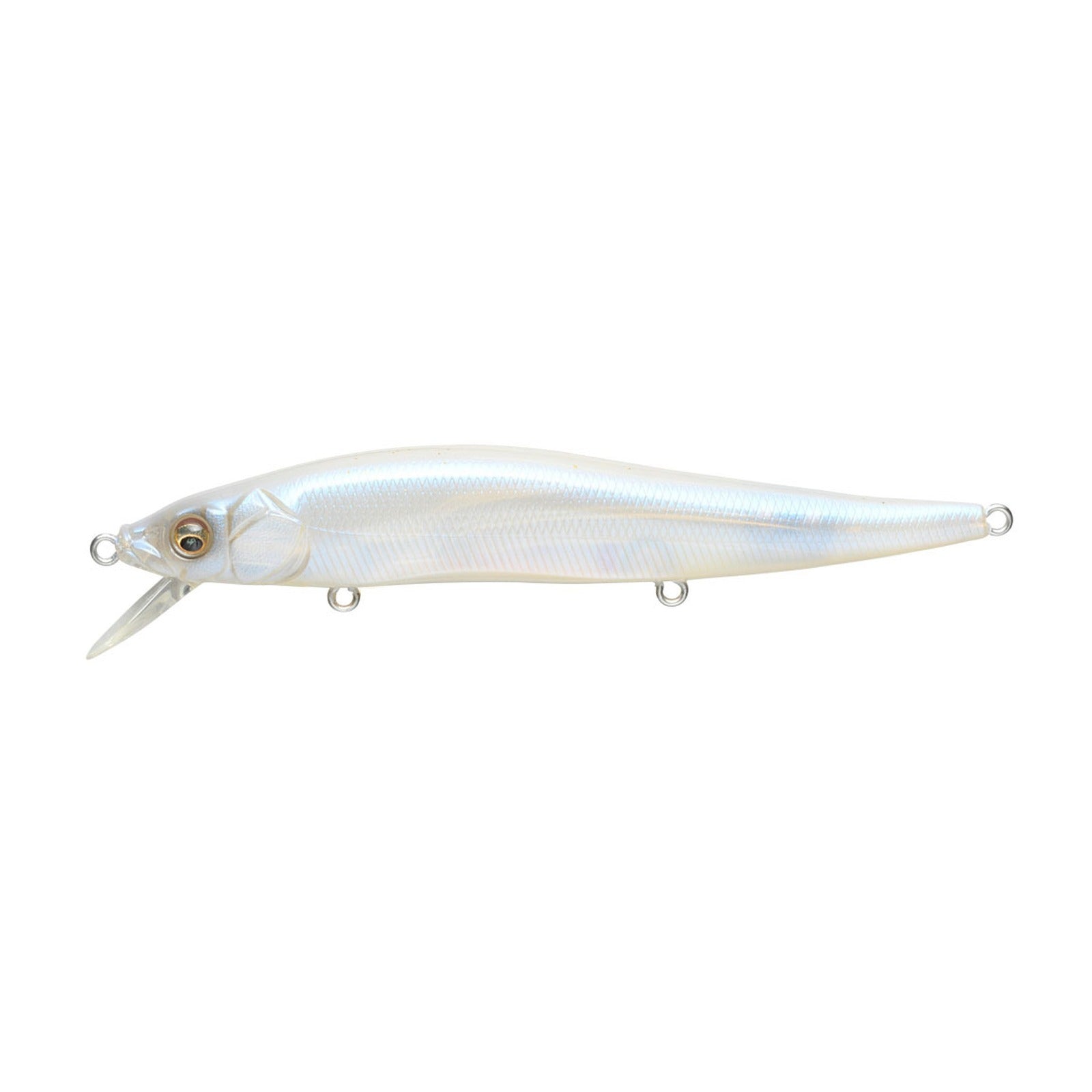 Megabass Vision ONETEN jerkbait in French Pearl colorway