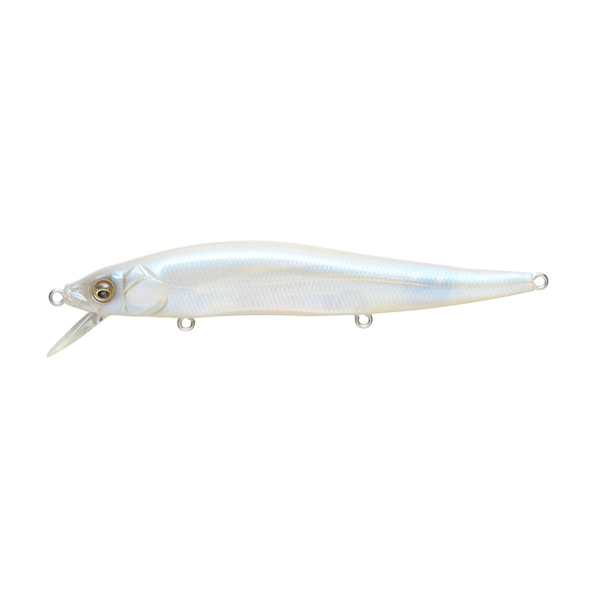 Megabass Vision ONETEN jerkbait in French Pearl colorway