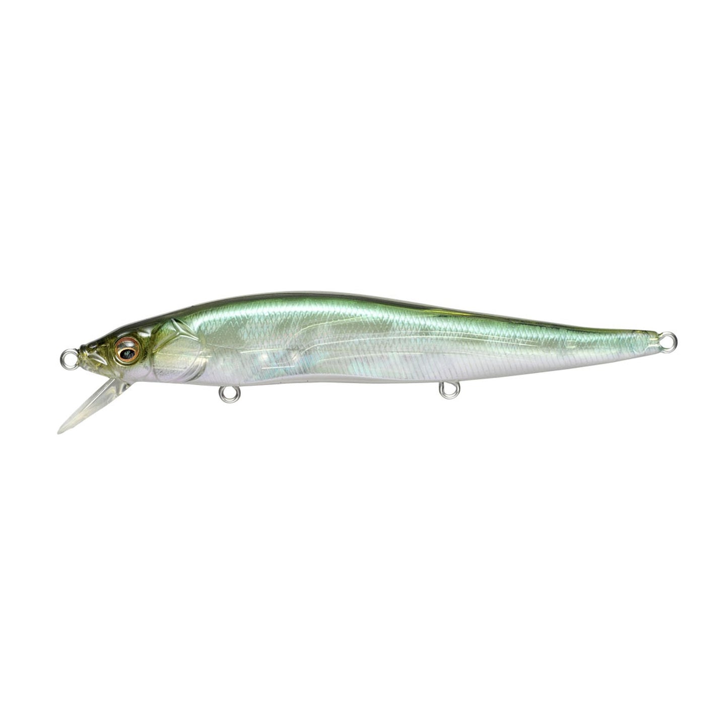 Megabass Vision ONETEN jerkbait in GP Crystal Shad colorway