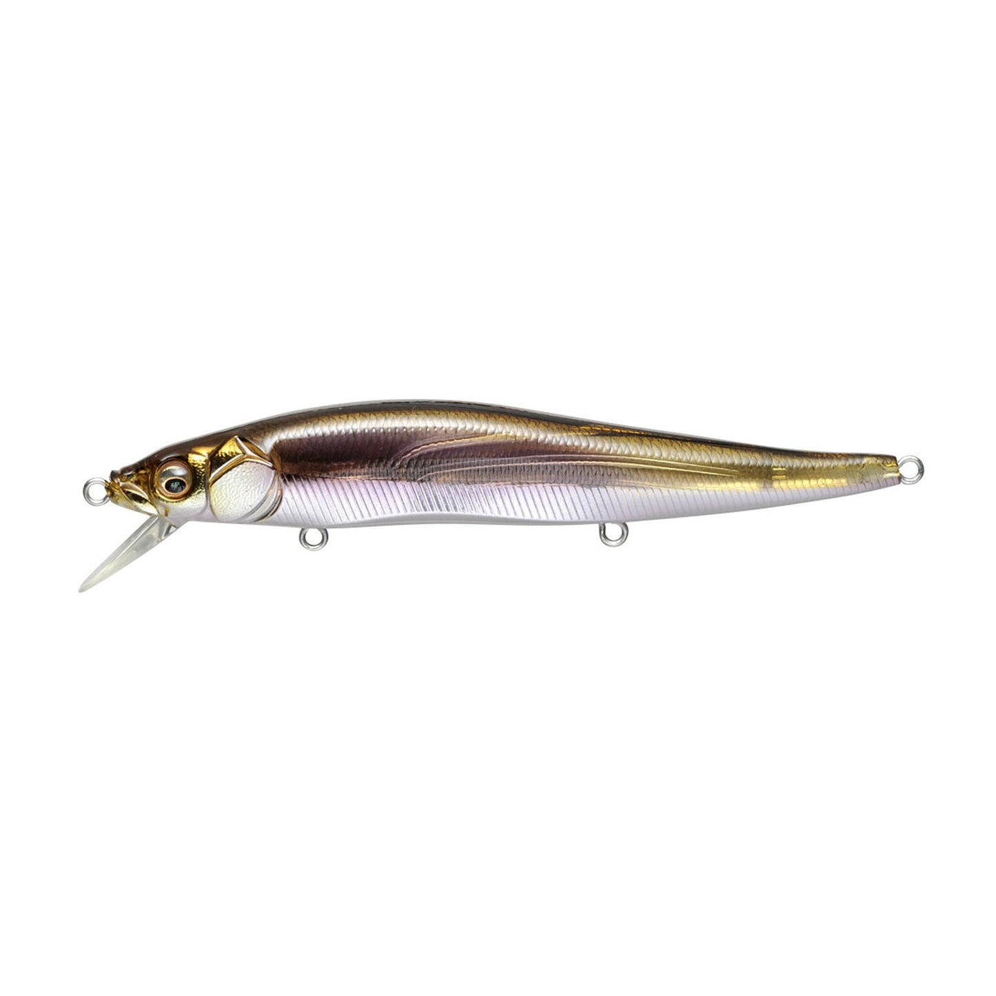 Megabass Vision ONETEN jerkbait in ITO Wakasagi colorway