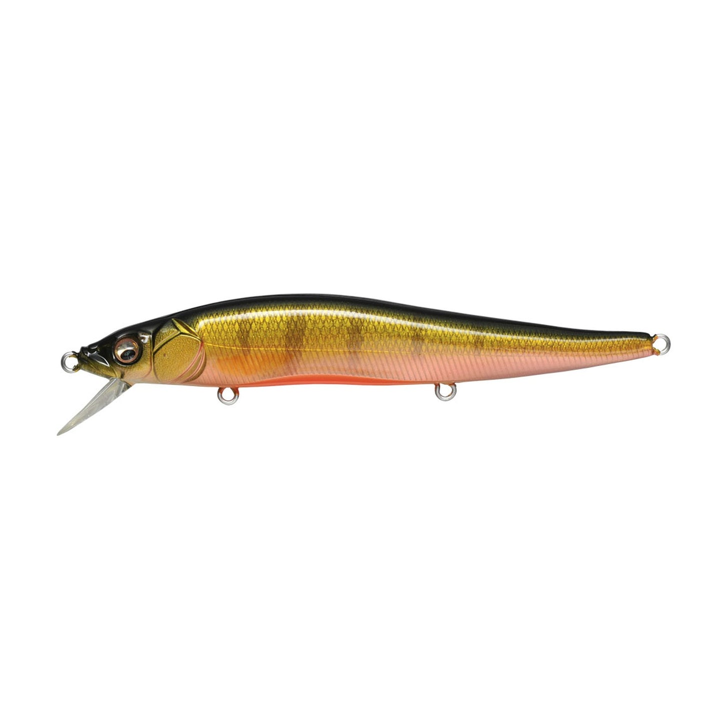 Megabass Vision ONETEN jerkbait in Perch colorway