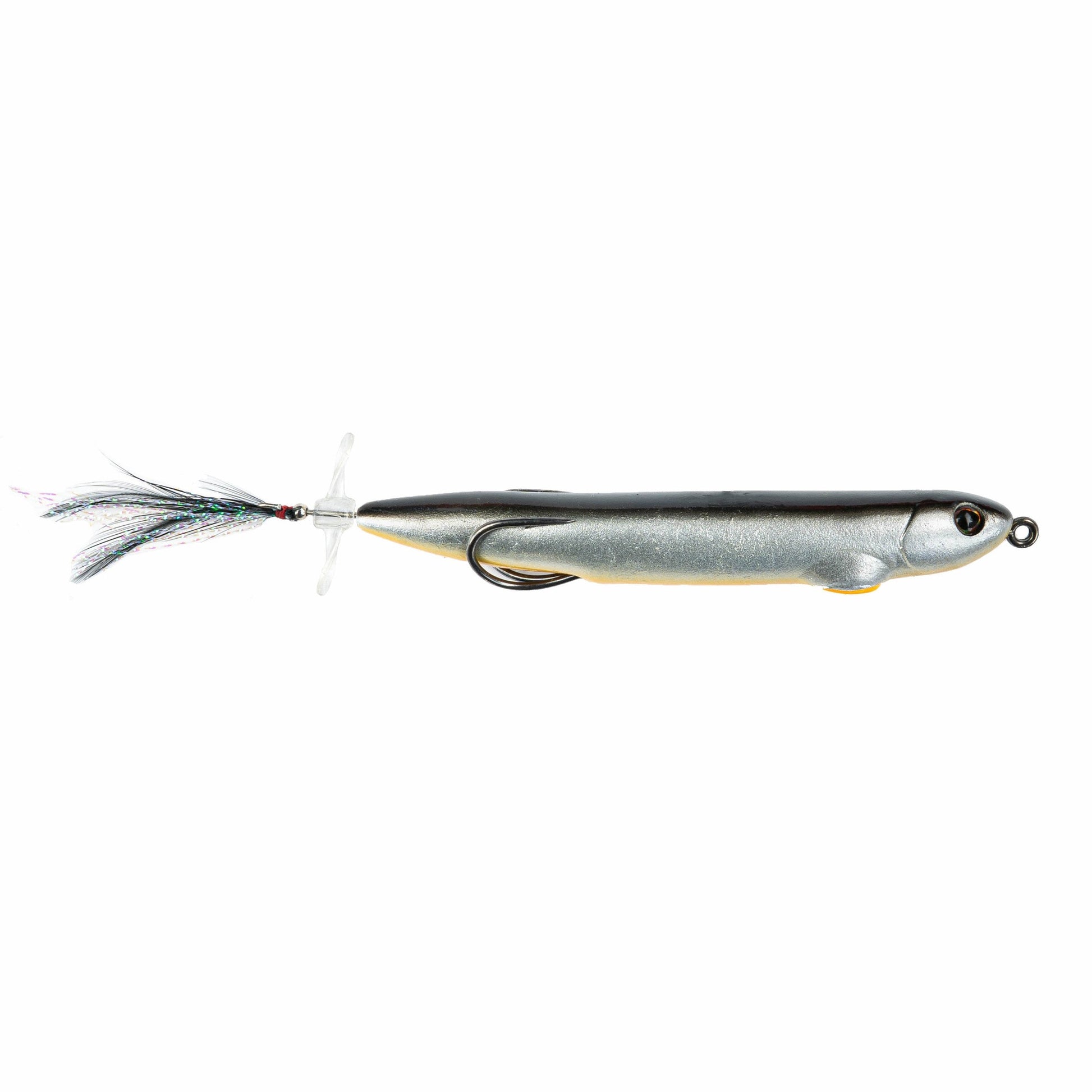Snag Proof Zoo Prop hollow body prop frog in Black Back Shad